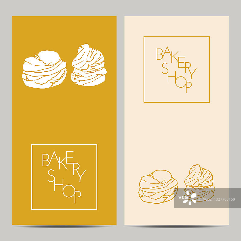 手绘烘焙店海报图片素材
