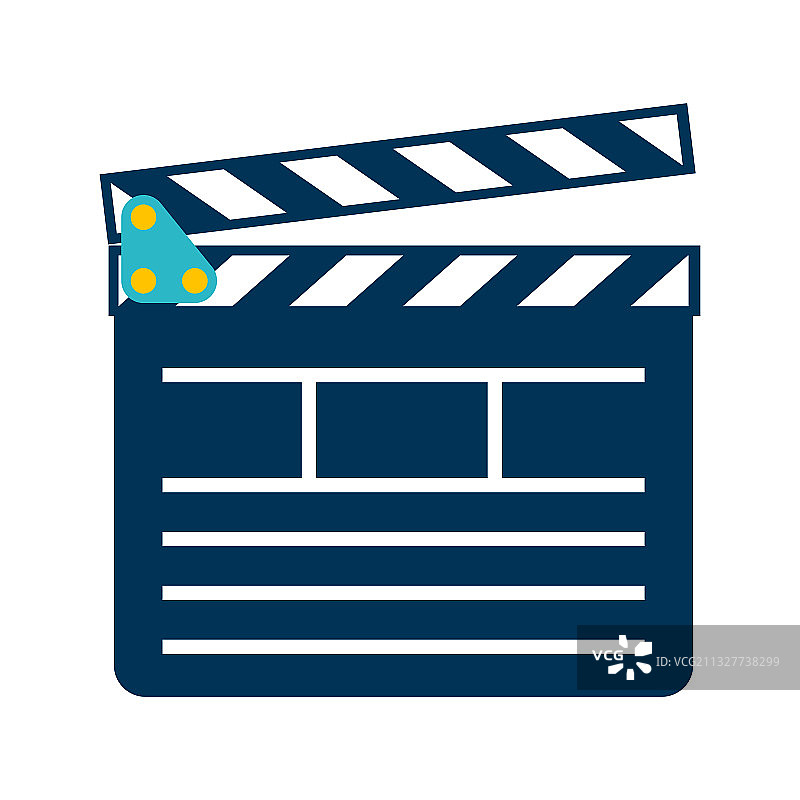 电影拍摄场记板图片素材