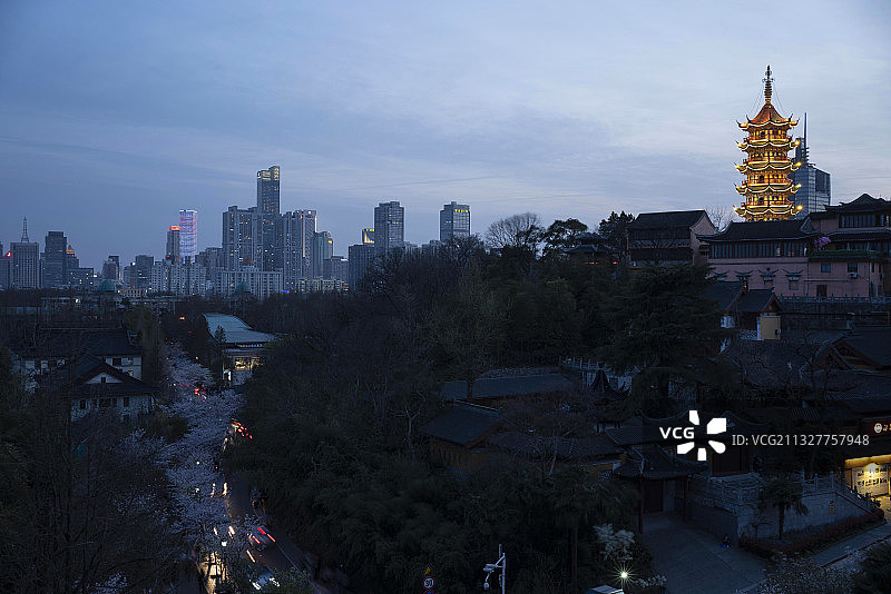 南京的古与今图片素材