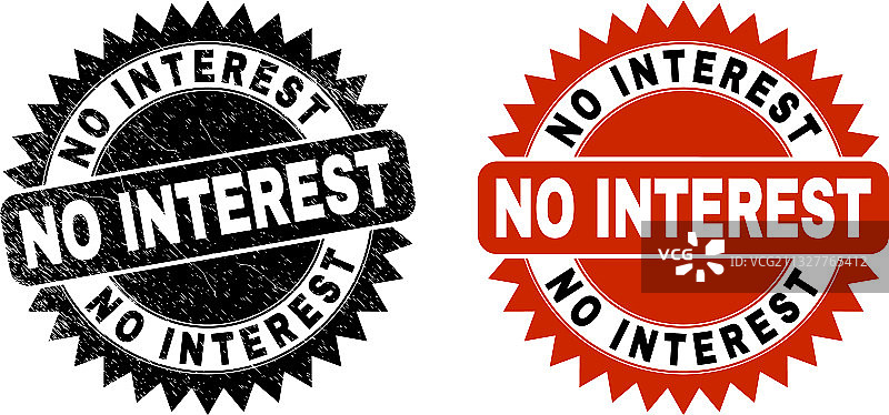 无息黑色玫瑰花结腐蚀印章图片素材