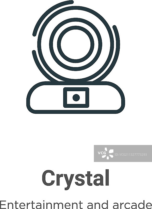 黑色细线水晶轮廓图标图片素材