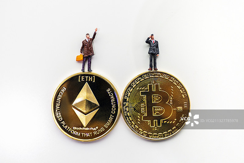 数字货币场景图片素材