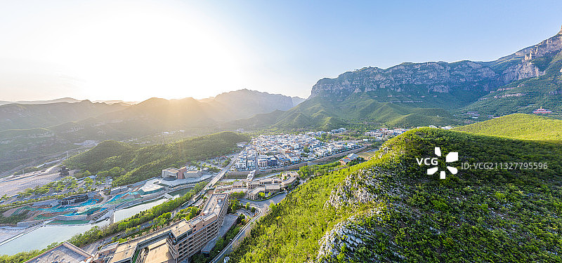 亚洲中国河南省焦作市云台山风景区图片素材