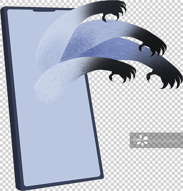 手机诈骗黑手元素图片素材