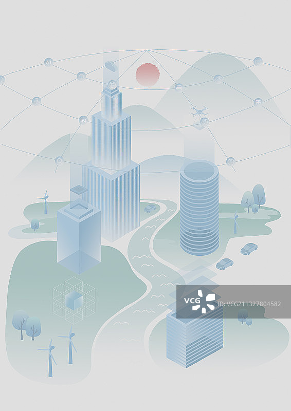 未来城市图片素材