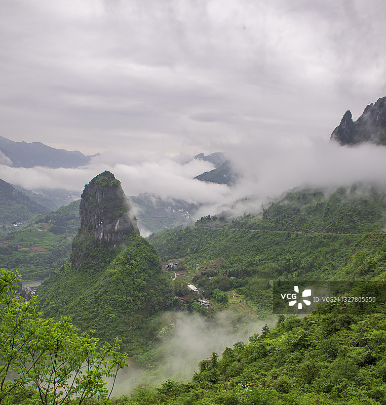 恩施大峡谷风景图片素材