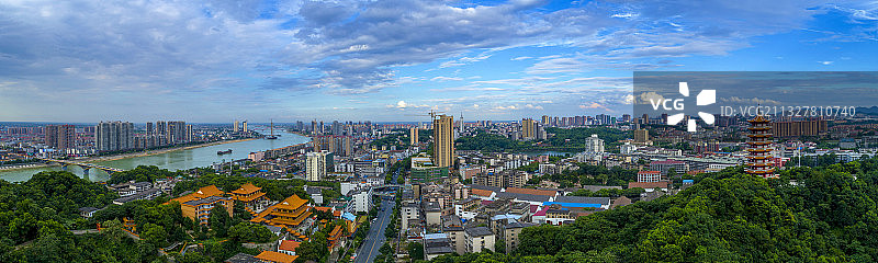 中国 湖南 益阳 城市风光图片素材