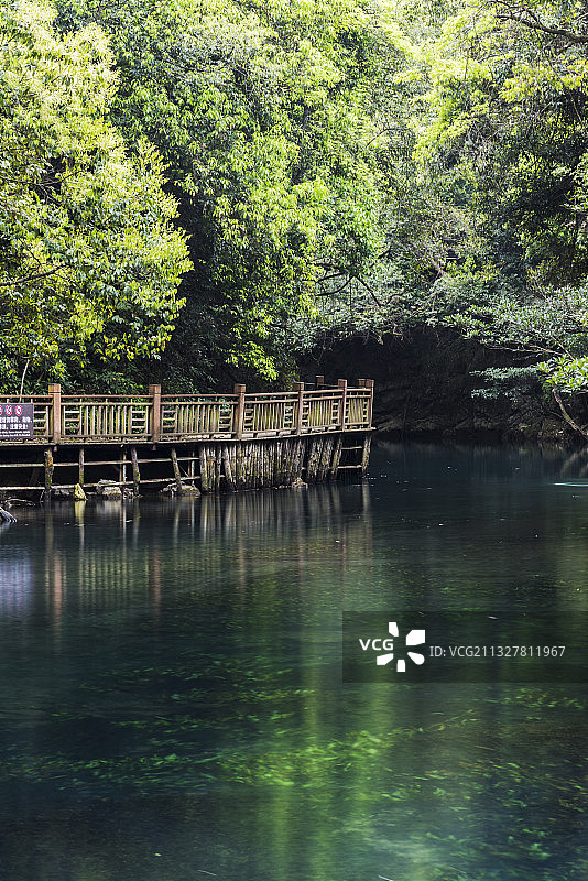 贵州黔西南州荔波小七孔自然风光图片素材