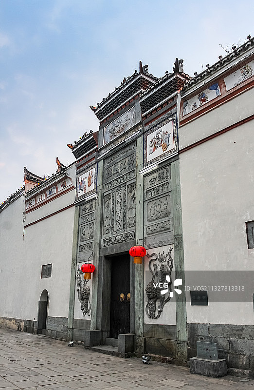 中国，湖南，黔阳古城，古建筑图片素材