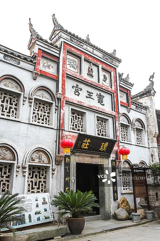 中国，湖南，黔阳古城，古建筑图片素材