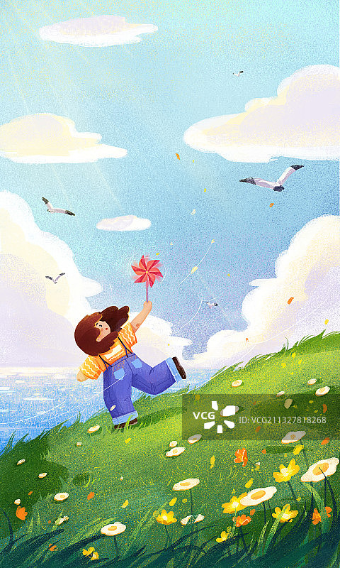 六一儿童节插画图片素材