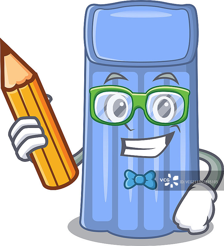 聪明的学生，水床卡通形象图片素材