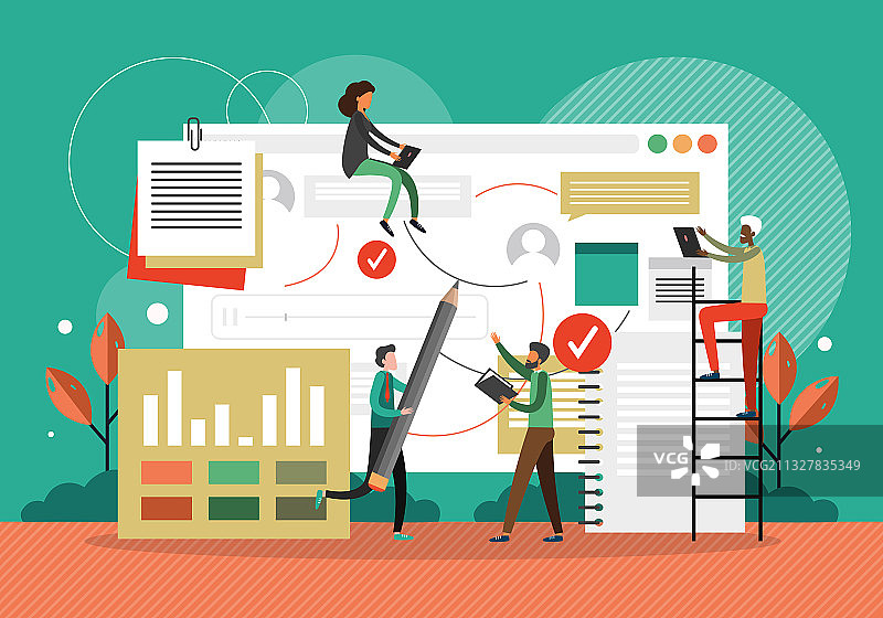 项目管理概念图片素材