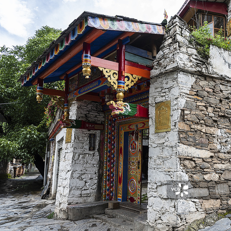 马尔康民居图片素材