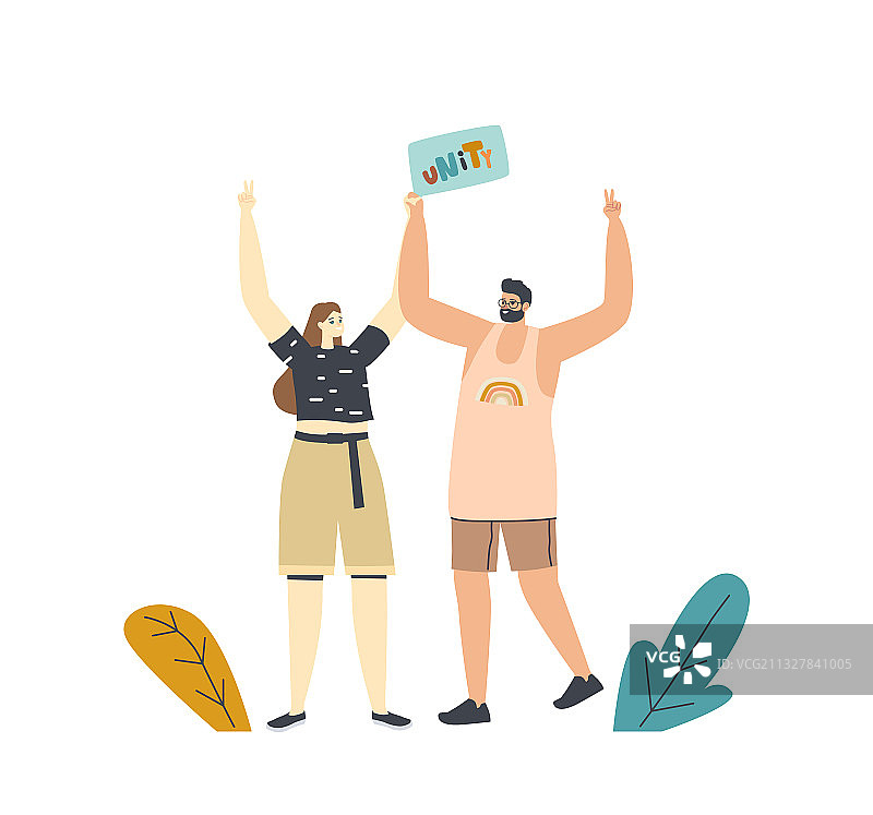 友谊、和平与爱图片素材