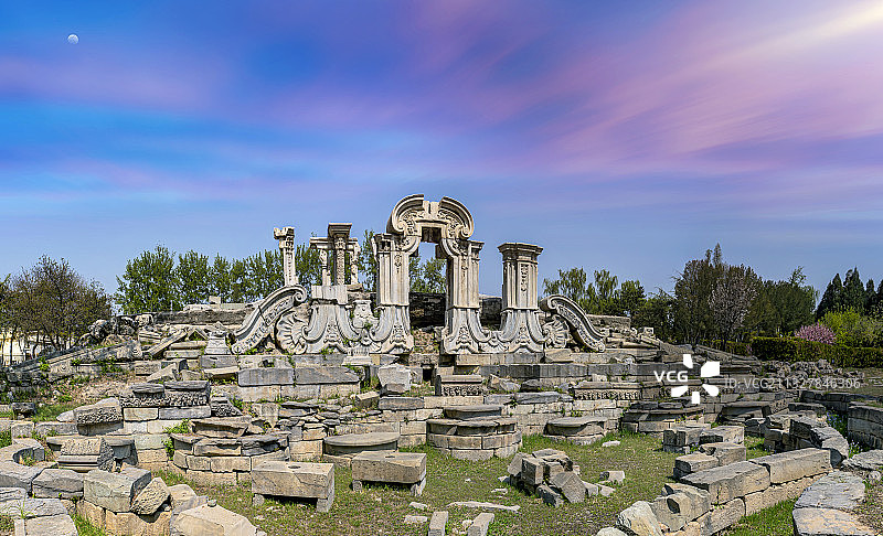 圆明园皇家园林图片素材