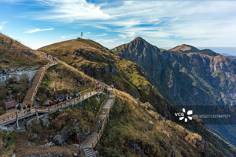 江西武功山风光图片素材