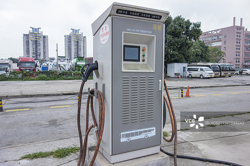 电动汽车充电桩图片素材