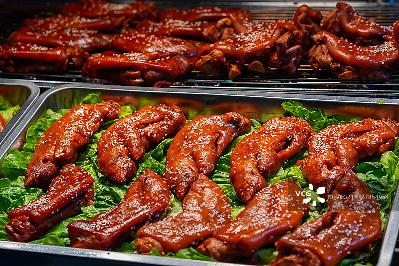 烤猪手图片素材