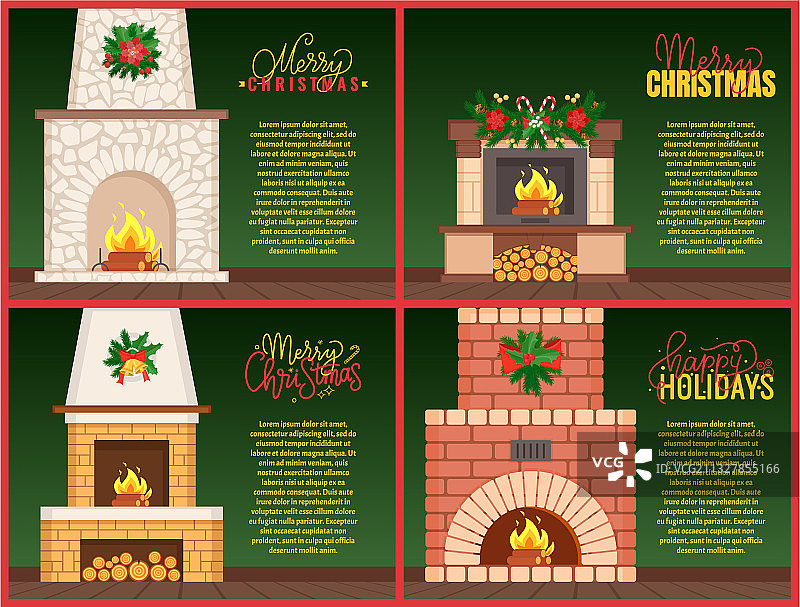 圣诞快乐：冬季假期准备图片素材