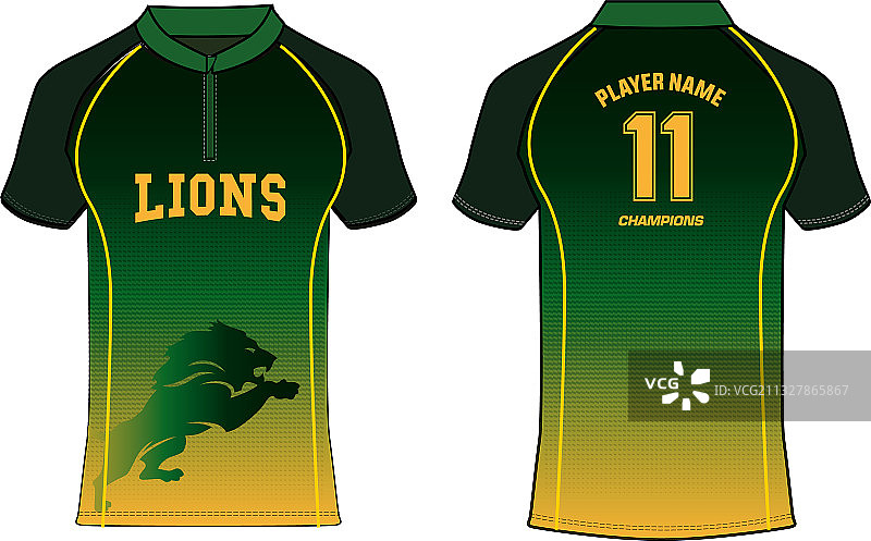 运动服T恤设计模板图片素材