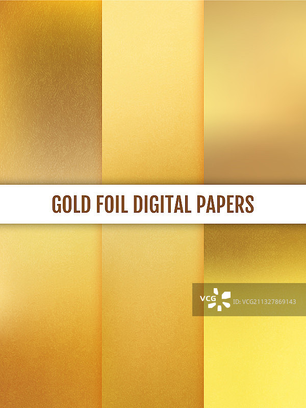 金色箔片纹理背景数字纸图片素材