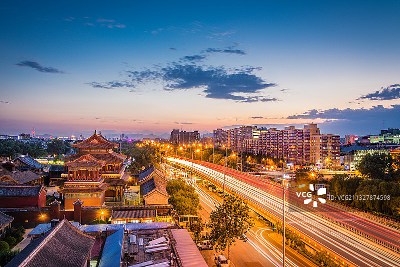 光熠雍和宫图片素材