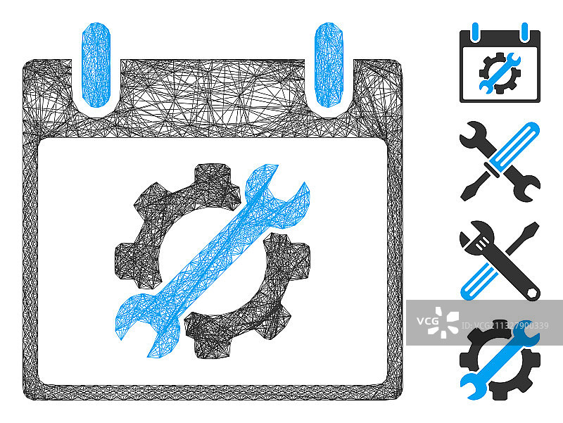 网络配置工具日历图片素材