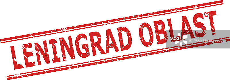 带有腐蚀纹理的列宁格勒州徽章图片素材