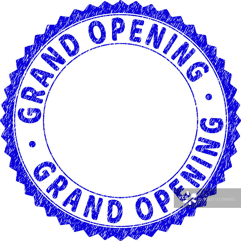 盛大开业纹理圆形花结邮票图片素材
