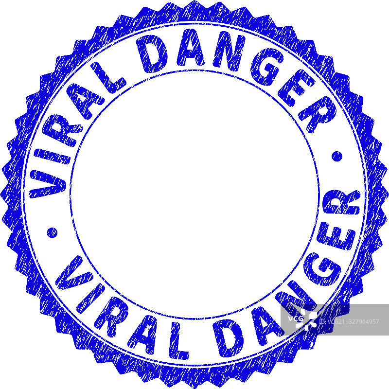 病毒危险纹理圆形花环 Grunge 印章图片素材