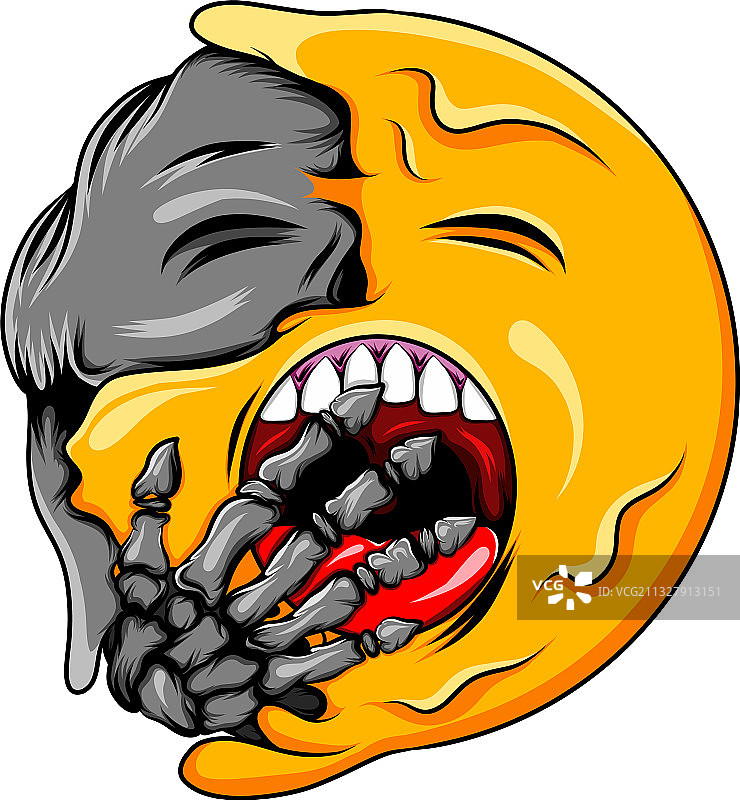 从困倦的表情变为黑脸图片素材