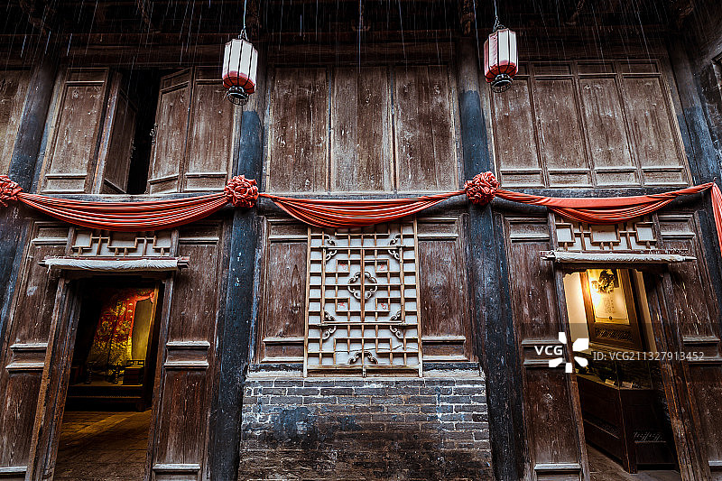 陕西韩城党家村风景图片素材