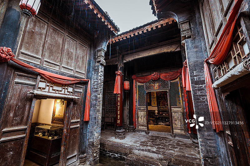 陕西韩城党家村风景图片素材