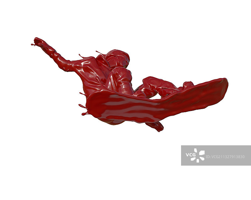 油漆材质单板滑雪图片素材