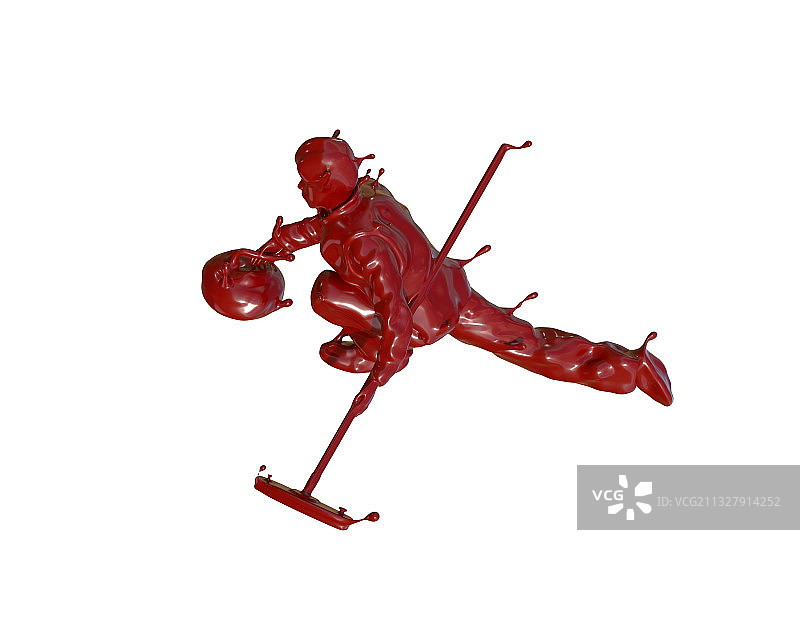 油漆材质冰壶运动图片素材