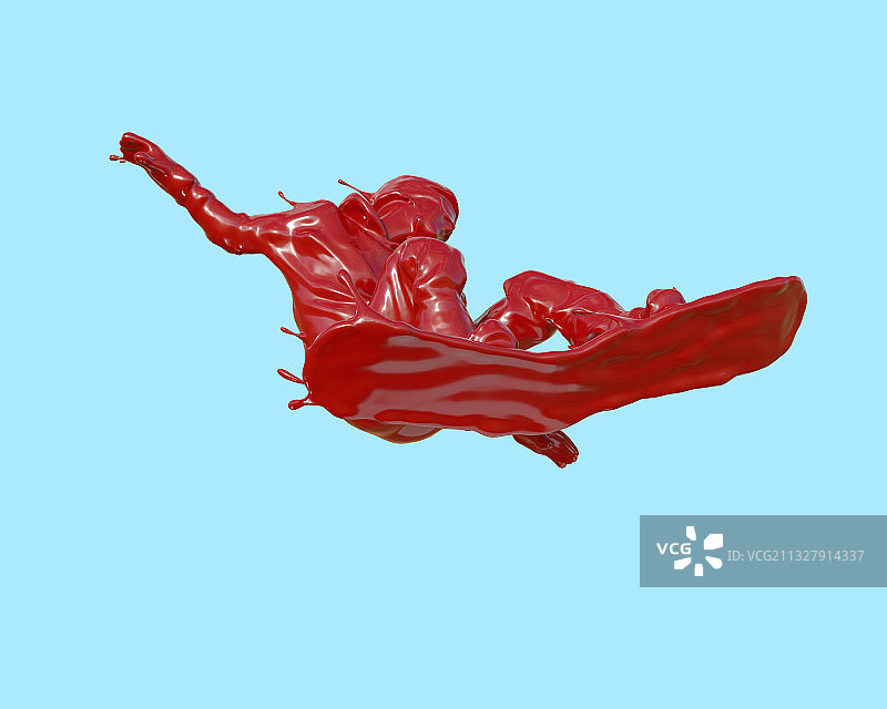 油漆材质单板滑雪图片素材