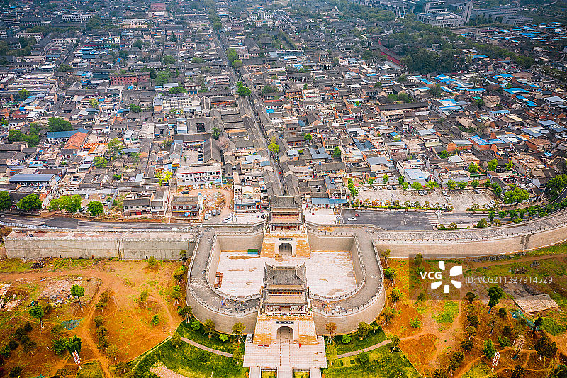 陕西韩城古城风景图片素材