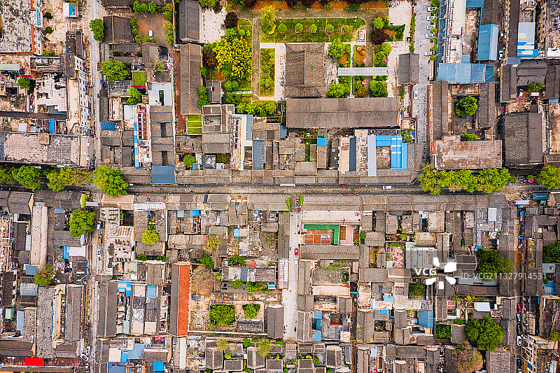 陕西韩城古城风景图片素材