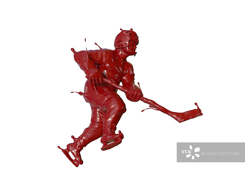 油漆材质冰球运动图片素材