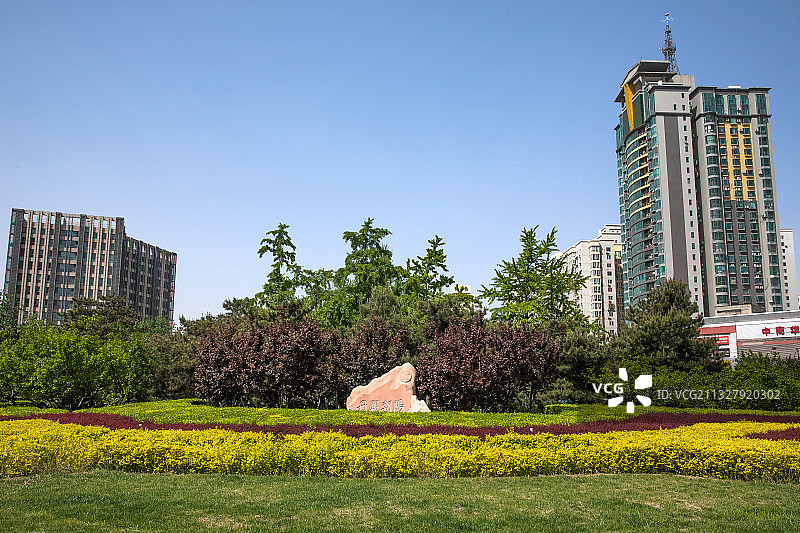 北京朝阳区丹凤朝阳环岛风光图片素材