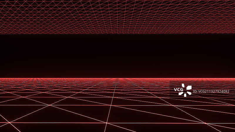 科技光效网格平面地面图片素材