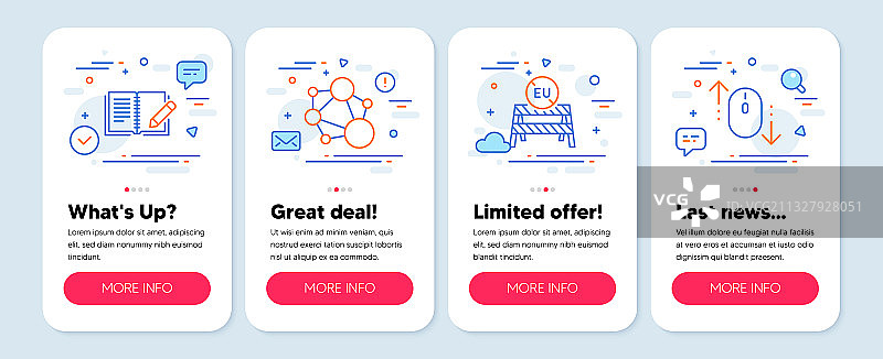 诚信反馈等商务图标合集图片素材