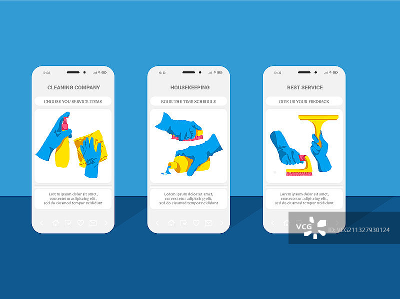 清洁公司App模板图片素材