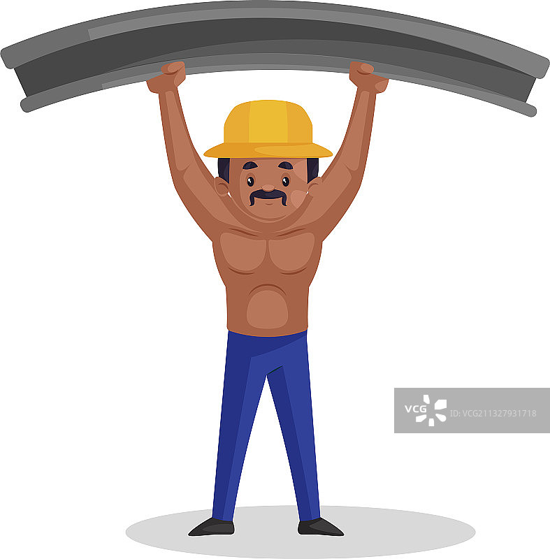 卡通建筑工人图片素材