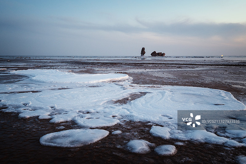 中国辽宁葫芦岛东戴河旅游景区图片素材