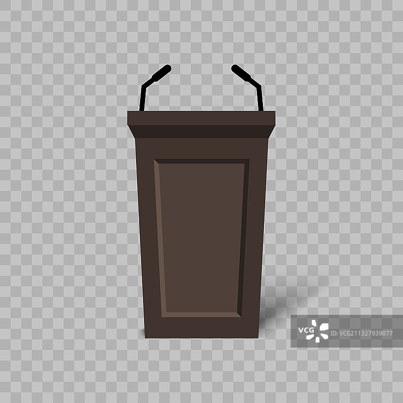 辩论讲台或木制论坛图片素材