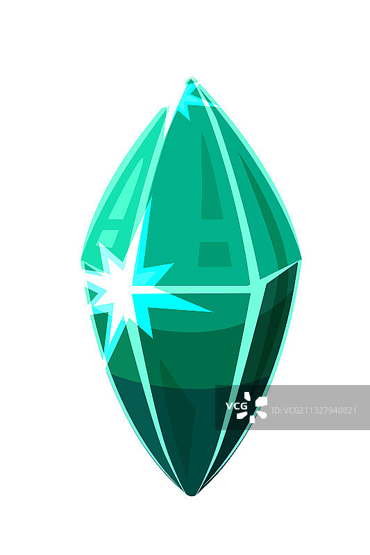 白色背景上的孤立宝石套装图片素材