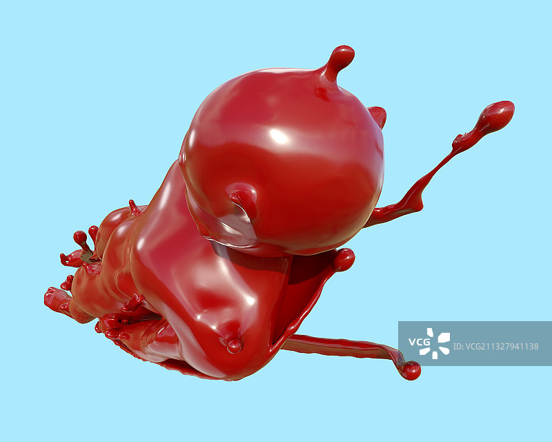 油漆材质无舵雪橇图片素材