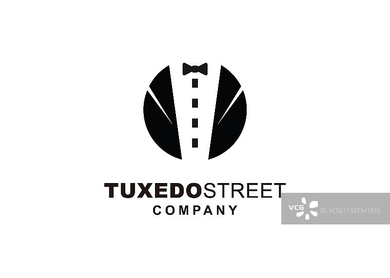 燕尾服街头标志设计图片素材